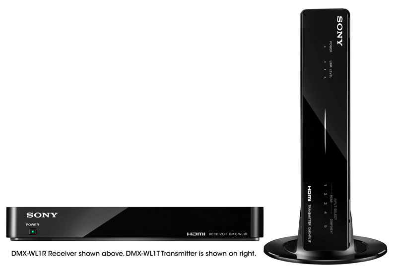 Illustration for article titled Sony DMX-WL1, DMX-DVD and DMX-SW1 Link Modules Shoot Content Wirelessly To Your BRAVIA HDTV